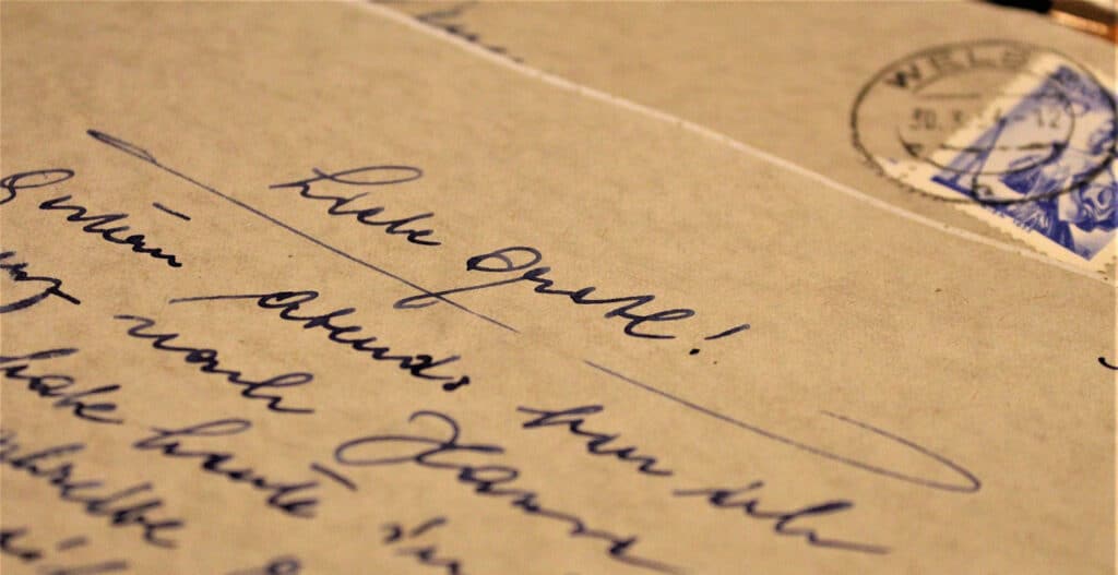 Een liefdesbrief als start van de vakantie